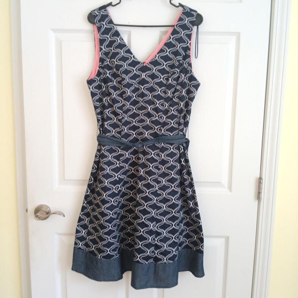 Charming Robbie Bee sleeveless A-line sundress Size 14